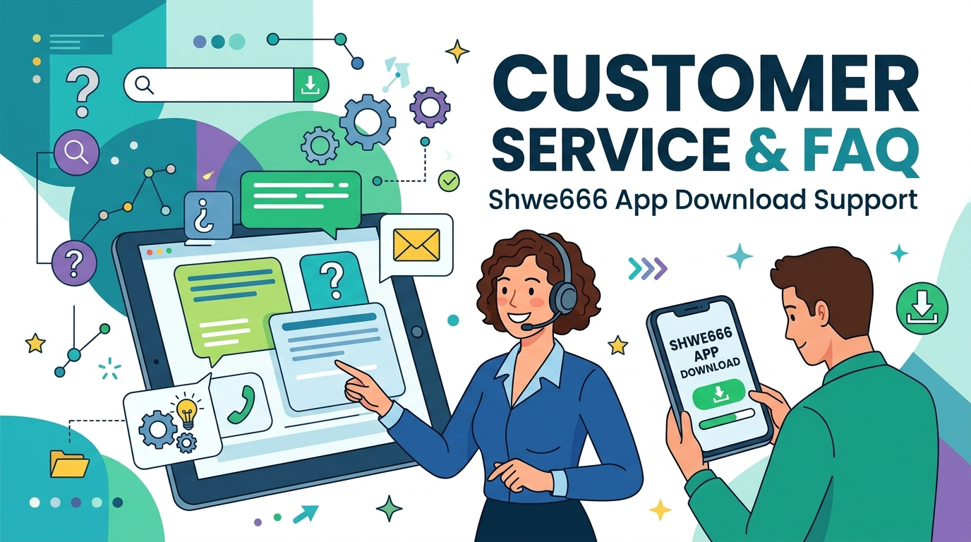 SHWE666 App Download ဖောက်သည်ဝန်ဆောင်မှုနှင့် မကြာခဏမေးလေ့ရှိသောမေးခွန်းများ (FAQ)