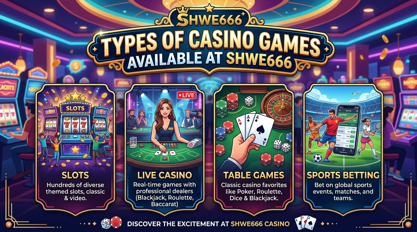 SHWE666 Casino ဖောက်သည်ဝန်ဆောင်မှုနှင့် ပံ့ပိုးမှု