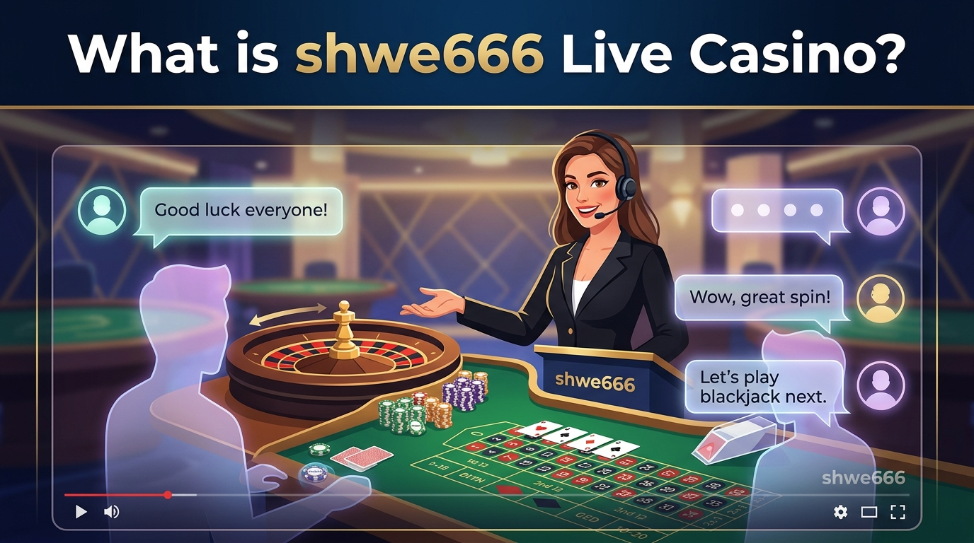 shwe666 live casino ဆိုသည်မှာ အဘယ်နည်း။