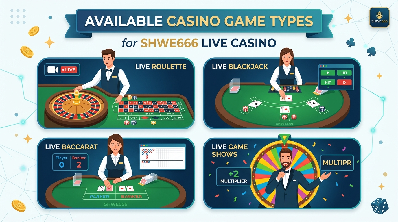 shwe666 live casino ကို အဘယ်ကြောင့် ရွေးချယ်သင့်သနည်း။