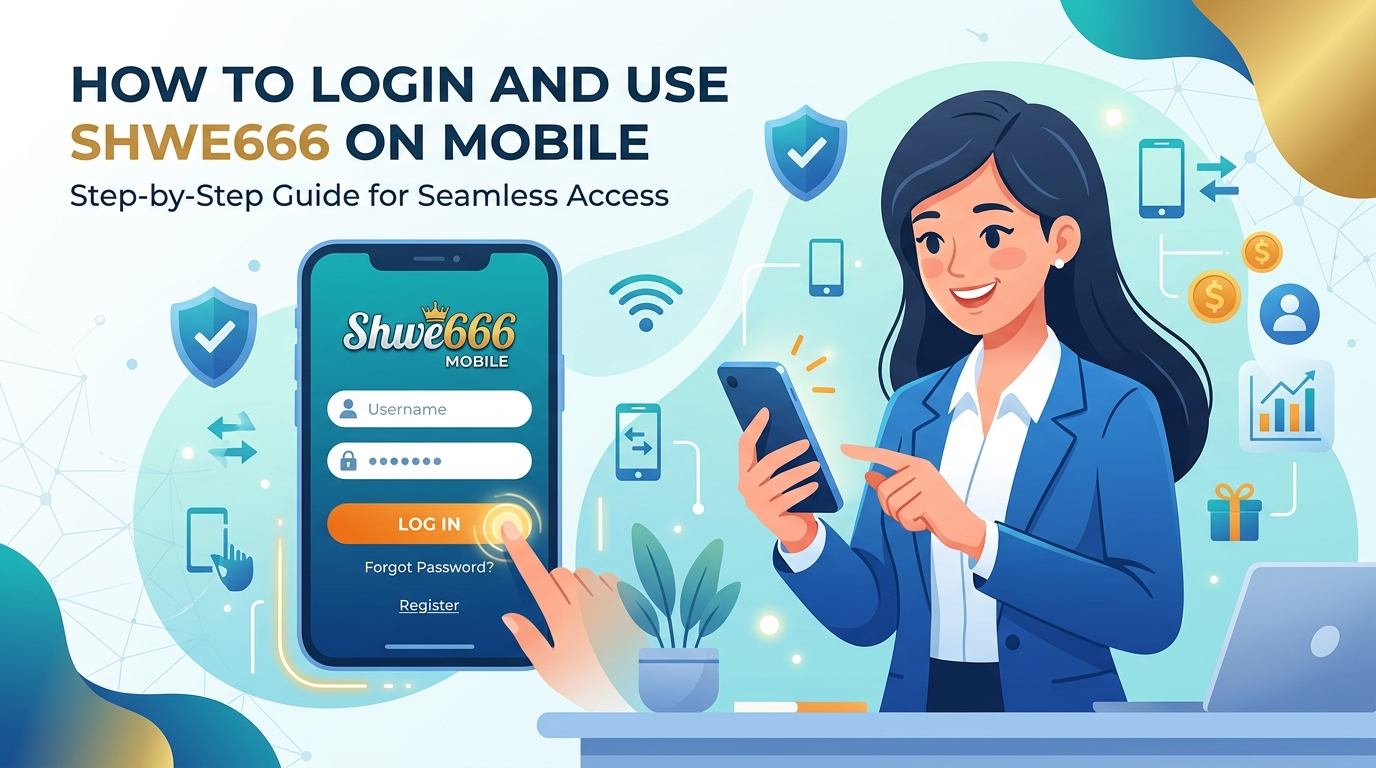 Shwe666 Account ထဲကို ဘယ်လို ဝင်မလဲ (အသေးစိတ်)