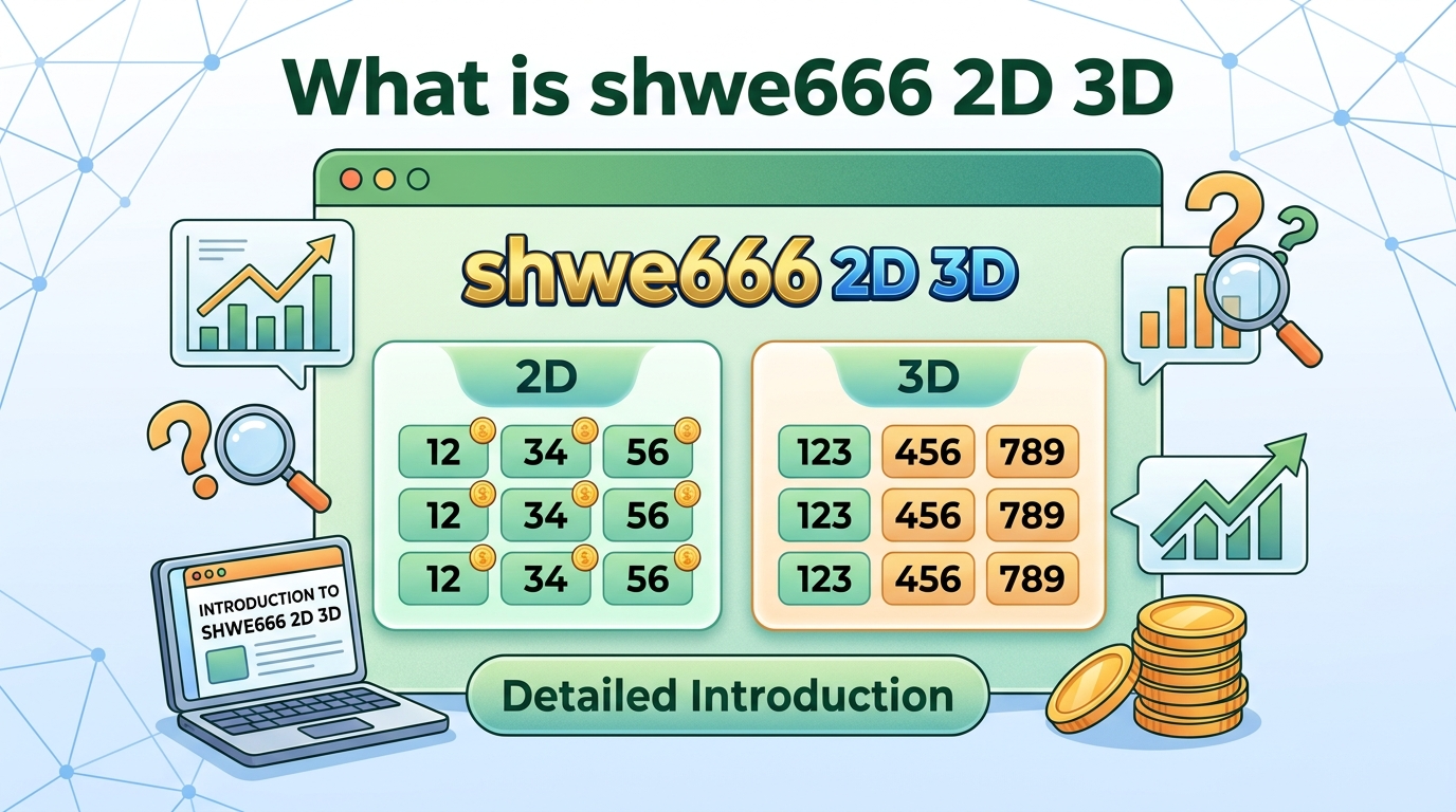shwe666 2D 3D ဆိုတာဘာလဲ - အသေးစိတ် မိတ်ဆက်
