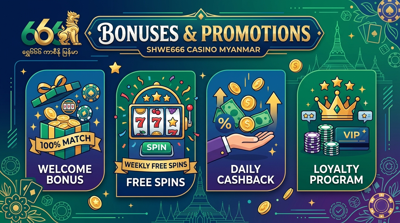 Shwe666 Casino Myanmar ဖောက်သည်ဝန်ဆောင်မှု
