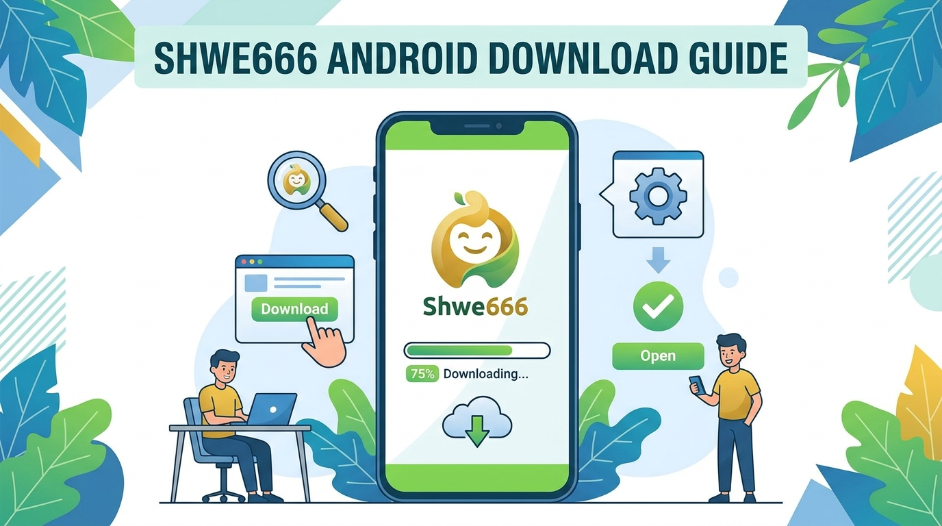 Shwe666 Android ဒေါင်းလုဒ်လုပ်နည်းလမ်းညွှန် - shwe666 download Android
