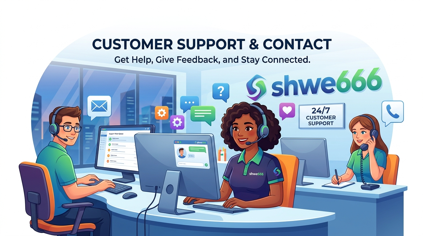 SHWE666 online games ဖောက်သည်ပံ့ပိုးမှုနှင့် ဆက်သွယ်ရန်