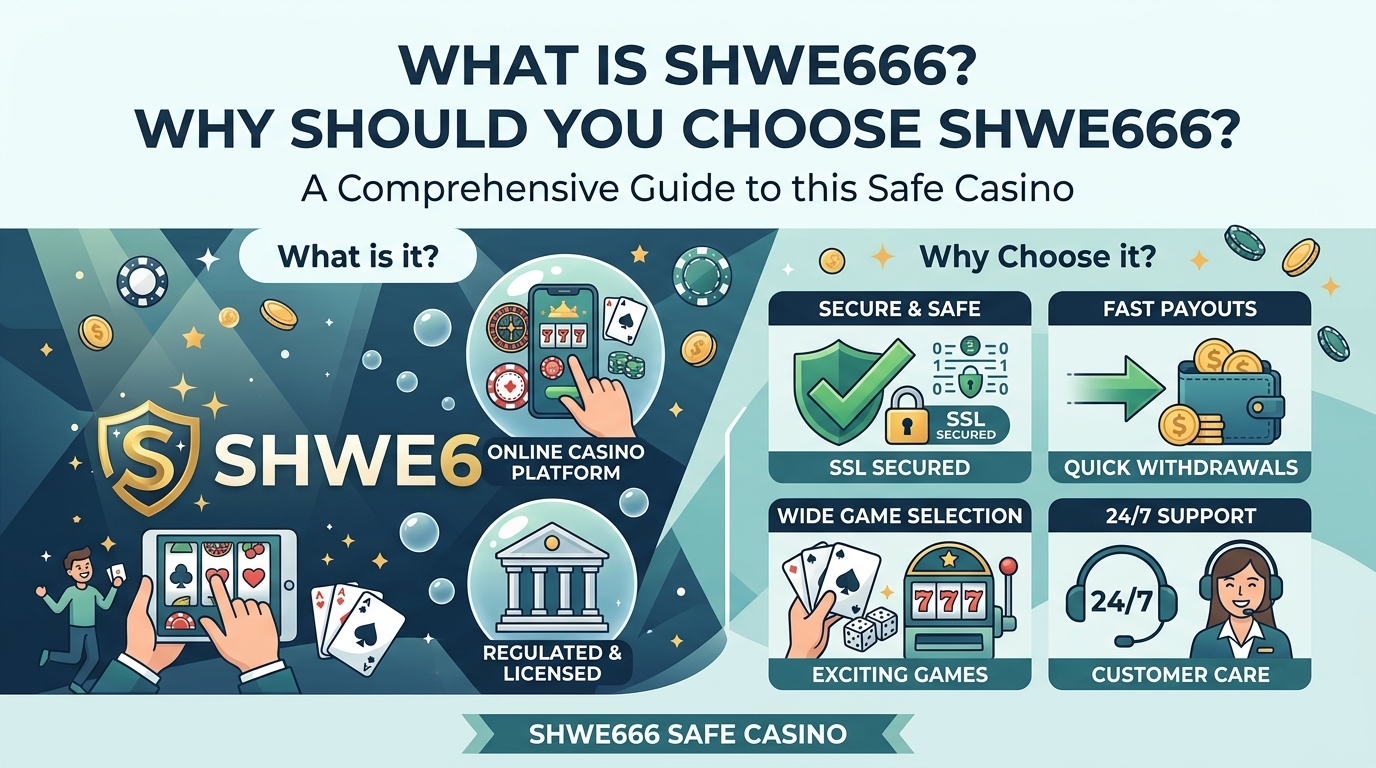 SHWE666 ဆိုတာ ဘာလဲ? ဘာကြောင့် SHWE666 ကို ရွေးချယ်သင့်တာလဲ? shwe666 safe casino